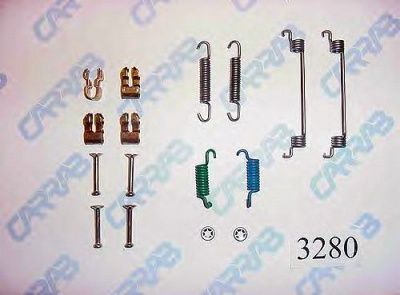 CARRAB BRAKE PARTS 3280 -  Комплектующие, тормозная колодка